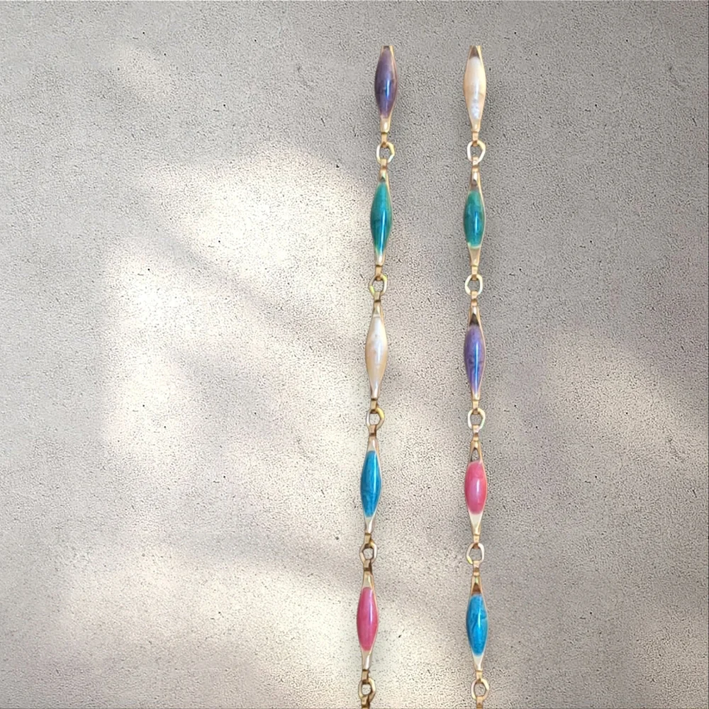 Vintage Colorful Beaded Necklace - Picture 3 of 6